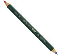 Faber-Castell – Juego de 3 lápices bicolor, rojo y azul