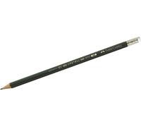 FABER-CASTELL 119200 Bleist.9000+Radierg.Hb,12er P.