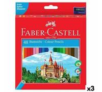 Faber-castell 120148 - estuche de 48 lápices de colores (incluye saca