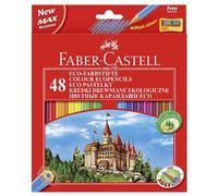 Faber-Castell 120148 - Pack de 48 lápices y sacapuntas