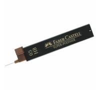 Faber-Castell 120500 HB - Minas (HB, 0,5 mm, Faber-Castell TK 9400, TK 9500, 12 unidades), color negro