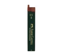 Faber Castell 120501 0.5mm Super-Polymer Leads, Degree B Tube of 12 Leads - Mina de repuesto (Degree B Tube of 12 Leads), paquete de 12 unidades