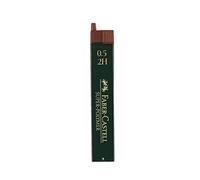 Faber-Castell - Minas Super-Polymer 9065 S 0,5 mm 2H Negro - Caja 12 unidades