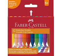 Faber-Castell Tizas de plástico 122520 – 12 unidades