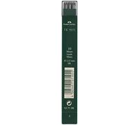 Faber-Castell Minas recargables TK 9071 127106 – 10 minas de repuesto, 3,15 mm, 6B