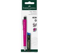 FABER-CASTELL 133398 - Portaminas Poly Matic, 0,7 mm, en blíster, surtido