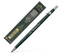 Faber-Castell 134600 - Portaminas TK 4600, grosor de las minas 2 mm, HB, incluye afilador de minas en el botón de cierre (con minas HB, 1 unidad (paquete de 1))