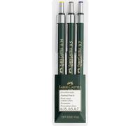 Faber-Castell 136030 - Juego de 3 portaminas TK-FINE 9760, anchura de mina: 0,35