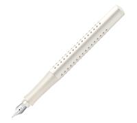 FABER-CASTELL - Pluma estilográfica GRIP 2010, plumín M, Coconut Milk