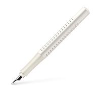 FABER-CASTELL - Pluma estilográfica GRIP 2010, plumín F, Coconut Milk