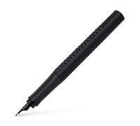 FABER-CASTELL - Pluma estilográfica GRIP Edition, plumín F, All Black