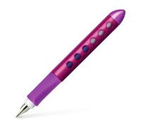 FABER-CASTELL 149848 - Bolígrafo escolar Scribolino, para zurdos, plumín L, morado, 1 unidad