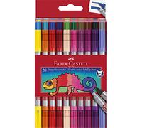 FABER-CASTELL - Set de rotuladores, 20 rotuladores de doble punta