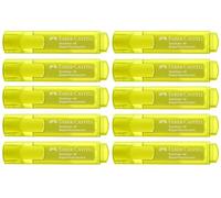 FABER-CASTELL - Rotuladores amarillos, 10 unidades