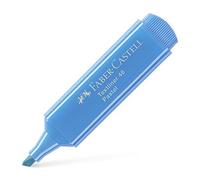 Faber-Castell 154668-10 Marcadores Fluorescentes Textliner 46 - Tonos Pastel - Color Azul Ultramar