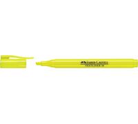 Faber-Castell Marcador fluorescente Textliner 38 – punta biselada, trazo grueso/fino – Amarillo