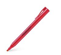 Faber-Castell 157721 - Caja con 10 Marcadores Fluorescentes Textliner 38 - Color Rojo