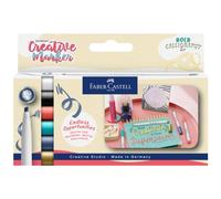 FABER-CASTELL - Rotuladores Goldfaber Creative, 6 rotuladores