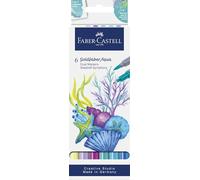 FABER-CASTELL - Rotulador Goldfaber Aqua Dual Seashell Symphony, 6 colores