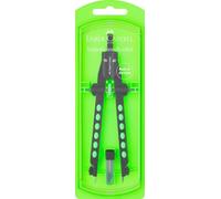 Faber-Castell 174335 Factory Neon - Compás con rueda