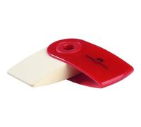Faber-Castell 182411 Goma de borrar (Azul, Rojo, 2 Piezas)