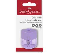 Faber-Castell 183186 - Blister Sacapuntas Doble Grip - Violeta Pastel