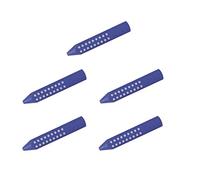 Faber-Castell 187101 Grip 2001 - Borrador triangular (5 unidades), color azul