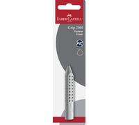 Faber-Castell 187196 - Goma de borrar triangular Grip 2001, gris, 1 unidad