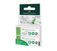 Faber-Castell 187251. Blister con 2 gomas 187250 PVC & DUST FREE.