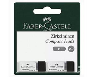 Faber Castell 2 Tubo de 6 brújula lleva 2 mm H