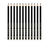 FABER-CASTELL 205237 - Estuche de lápices Pitt Graphite Matt, 12 lápices de dibujo, dureza 14B