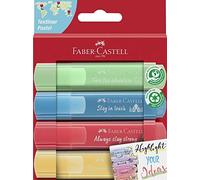 Faber-Castell Resaltador TL 46 Pastell Promo 4 unidades