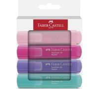 Faber-Castell Subrayador Textliner 46 Pastell Pack 4 tonos pastel