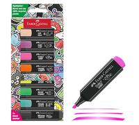 Faber-Castell - Juego de 8 subrayadores 254692 Graffiti - Edición Limitada