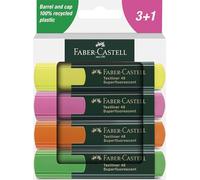 Faber-Castell Subrayadores Textliner 48 – Pack de 4 Surtido (254844)