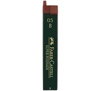 FABER-CASTELL 3 cajas de 12 minas para portaminas de 0,5 mm Super-Polymer 9065 S- dureza B