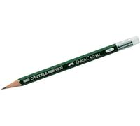 Faber-Castell 3 lápices de repuesto para Perfect Pencil Castell 9000 B con goma de borrar