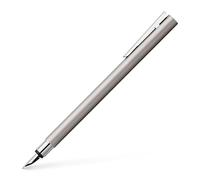 FABER-CASTELL - Pluma estilográfica Neo Slim plateado mate, plumín EF