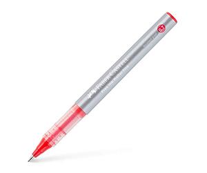 Faber-Castell 348121 - Free Ink Roller 0,7 Rojo. Pack de 12.