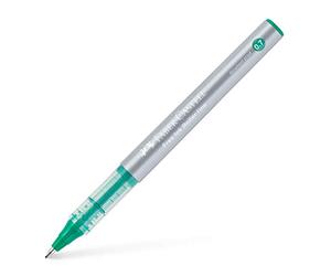 Faber-Castell 348163 - Free Ink Roller 0,7 Verde. Pack de 12.