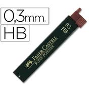 Faber castell 9063 Minas de Grafito HB 0,3 mm Estuche de 12 Minas