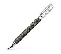 FABER-CASTELL - Pluma estilográfica Ambition OpArt Black Sand, plumín EF
