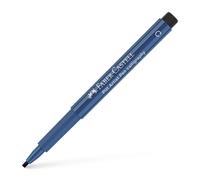 Faber-Castell Art & Graphic Pitt Artist Pen - Bolígrafo de tinta india para caligrafía, azul indantreno, bolígrafo para arte, manualidades, dibujo, bocetos, hogar, escuela, universidad, colorear