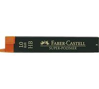 Faber-Castell B-9069-HB - Blister Tubo de 12 Minas 0.9 mm - Negro - HB