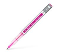 Faber-Castell 348128 - Bolígrafo de tinta Free Ink rosa, punta de 0,4 mm, bolígrafo de tinta resistente a la falsificación