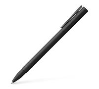 Faber-Castell Bolígrafo roller Neo Slim Metal – Mina con punta de cerámica negra – Cuerpo negro