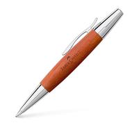 Faber-Castell Bolígrafo E-motion Cuerpo en madera de peral Marrón coñac Trazo B