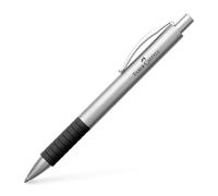 FABER-CASTELL - Bolígrafo Essentio Metal Mate, recambio B, plateado