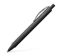 FABER-CASTELL - Bolígrafo Essentio de aluminio negro, mina B