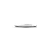 Faber-Castell Bolígrafo giratorio e-motion Pure 148676 — punta B, tinta negra, plateado